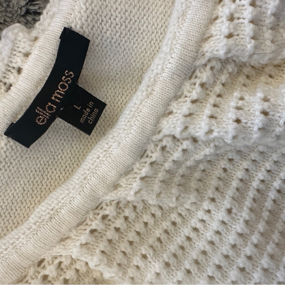 Ella Moss (Retail $175!) Designer Sweater Size Large - Picture 4 of 4